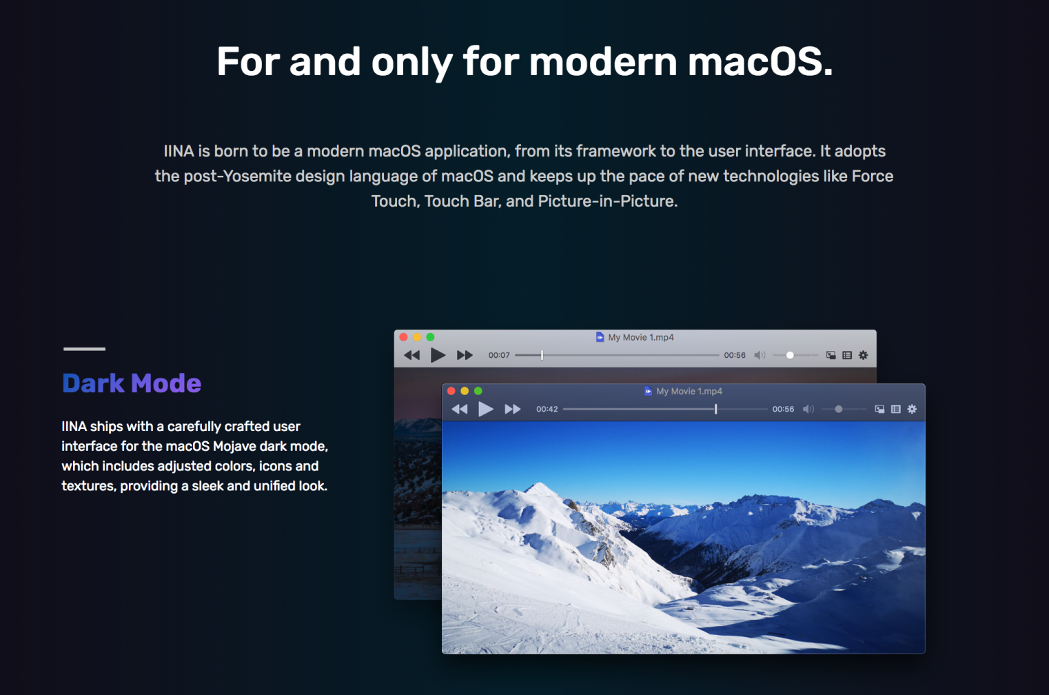 Mac対応「IINA」は映像ディレクター絶賛の動画再生プレイヤー