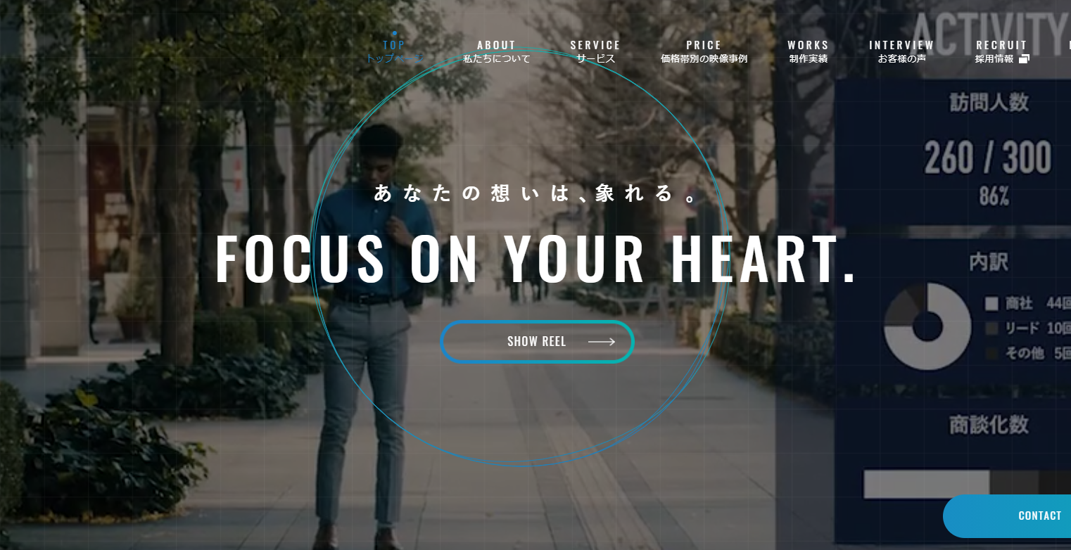 Webサイトのトップに動画・映像を流すべき理由